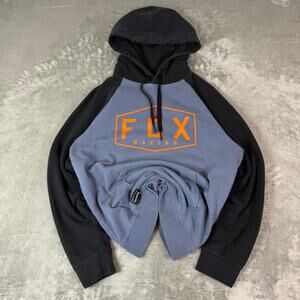 Fox Racing Crest HD logo casual streetwear pullover hoodie mens Medium